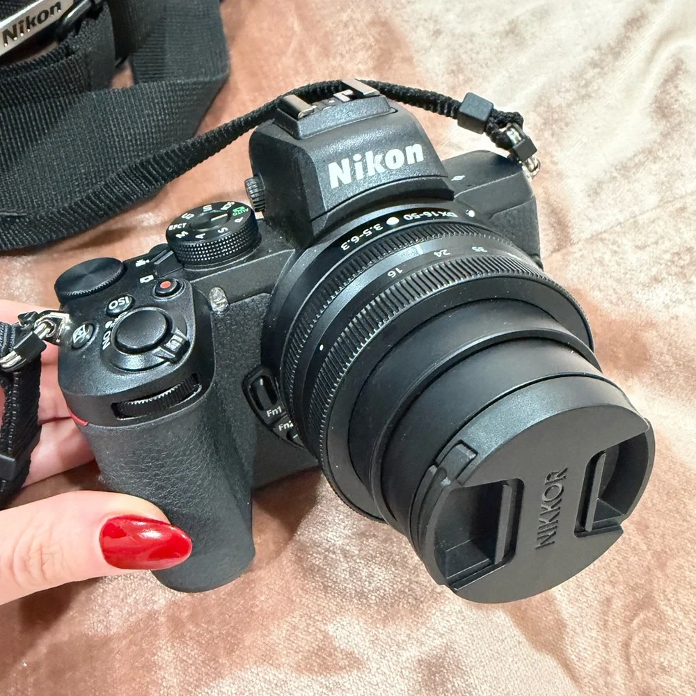 Nikon Black Digital Camera with Lens